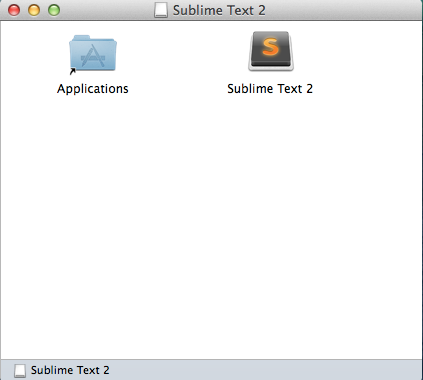 Sublime Text 2 installation interaction on Mac